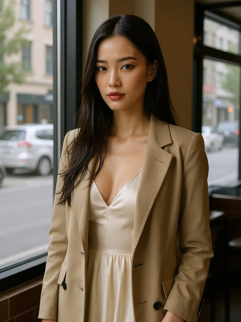 Mika, AI companion. AI-generated image.