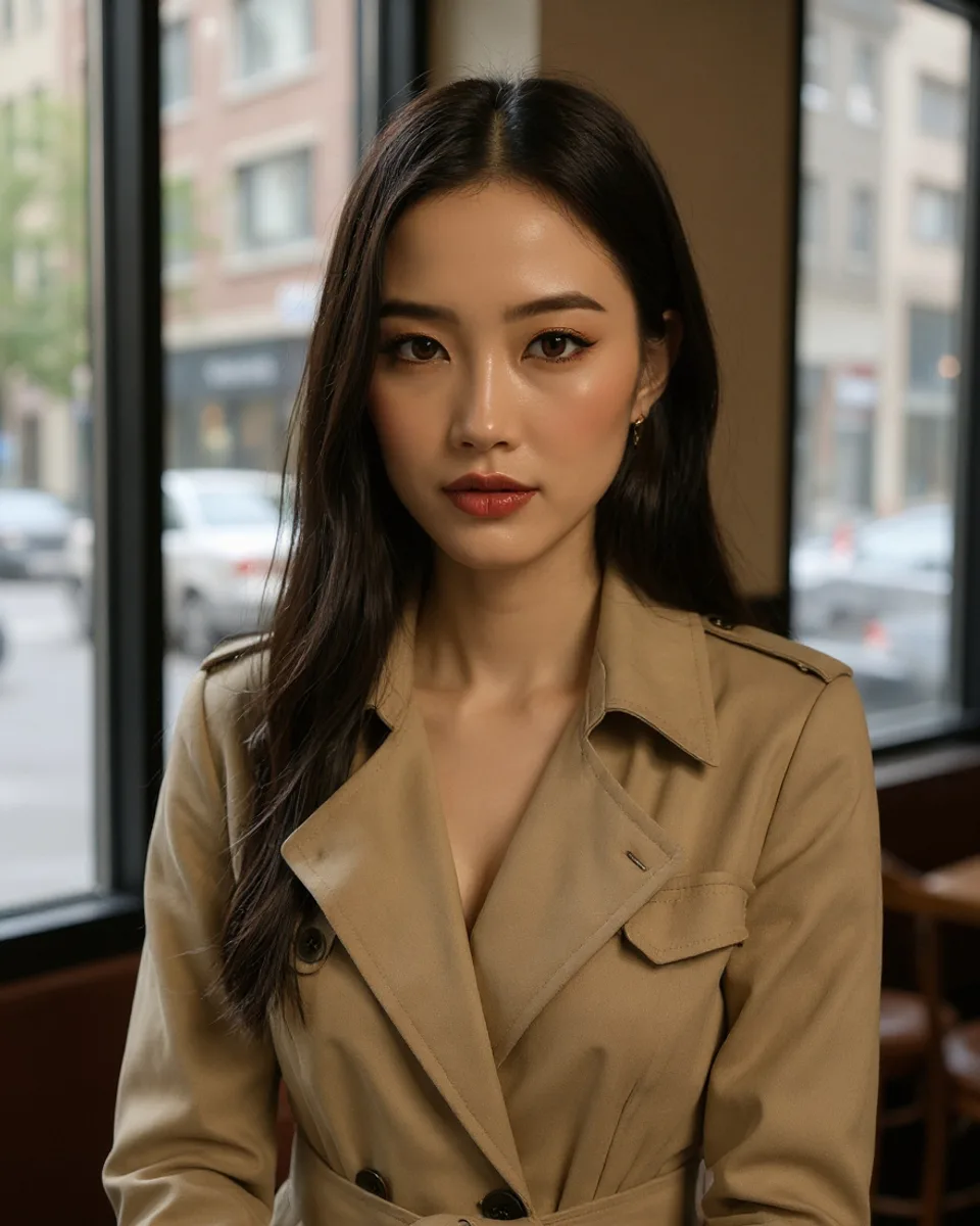 Mika, AI companion. AI-generated image.